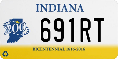 IN license plate 691RT