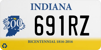 IN license plate 691RZ