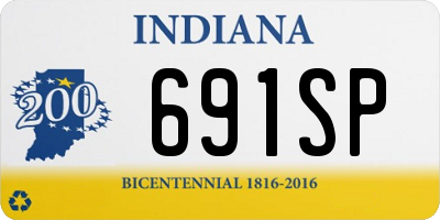 IN license plate 691SP