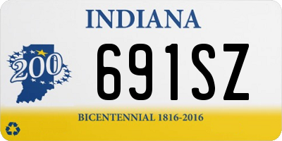 IN license plate 691SZ