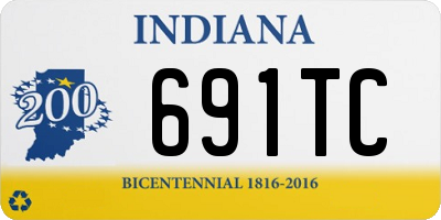 IN license plate 691TC