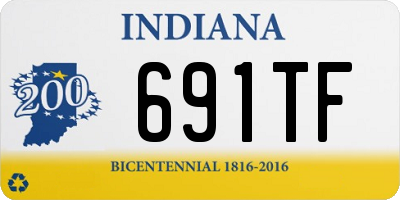IN license plate 691TF