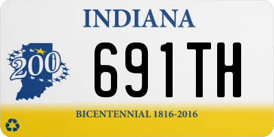 IN license plate 691TH