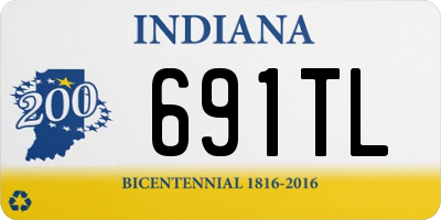 IN license plate 691TL