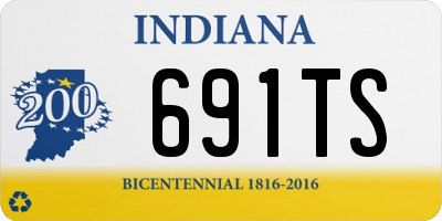 IN license plate 691TS