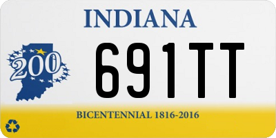 IN license plate 691TT