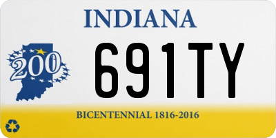 IN license plate 691TY