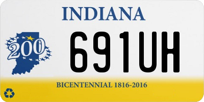 IN license plate 691UH