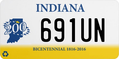 IN license plate 691UN