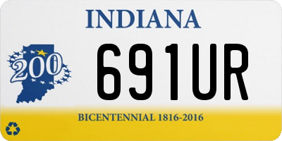 IN license plate 691UR