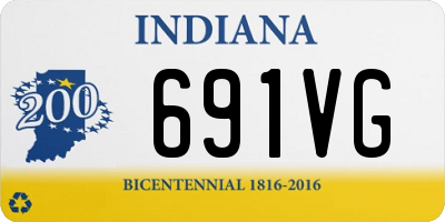 IN license plate 691VG