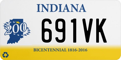 IN license plate 691VK