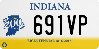IN license plate 691VP