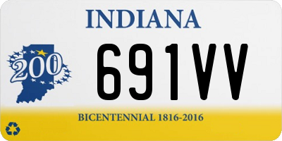 IN license plate 691VV