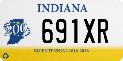 IN license plate 691XR