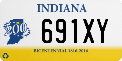 IN license plate 691XY