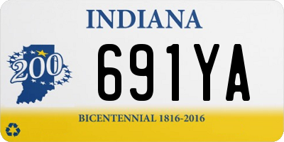 IN license plate 691YA