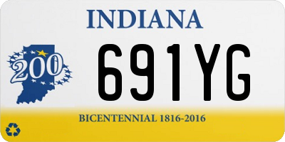 IN license plate 691YG