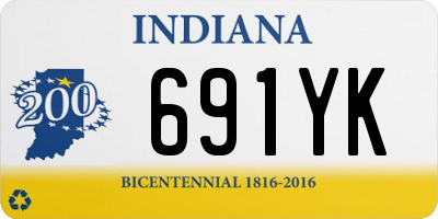 IN license plate 691YK