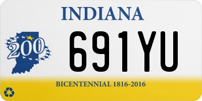 IN license plate 691YU