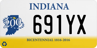 IN license plate 691YX