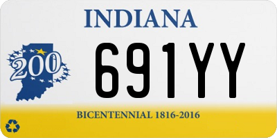 IN license plate 691YY