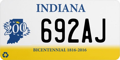 IN license plate 692AJ