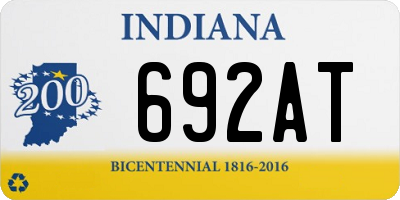 IN license plate 692AT
