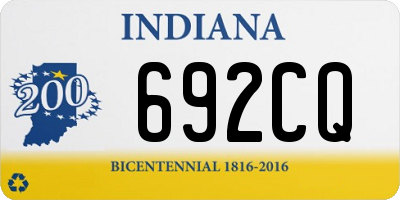 IN license plate 692CQ