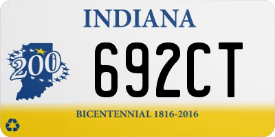 IN license plate 692CT