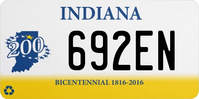 IN license plate 692EN