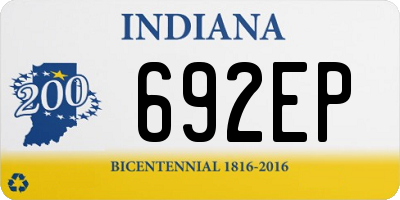 IN license plate 692EP