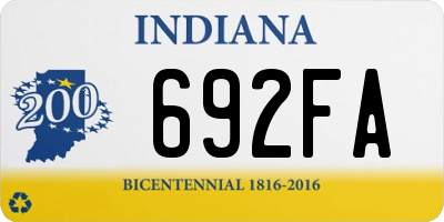 IN license plate 692FA