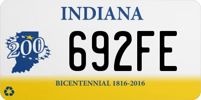 IN license plate 692FE