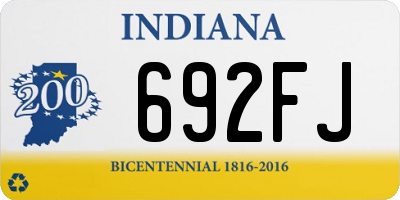 IN license plate 692FJ