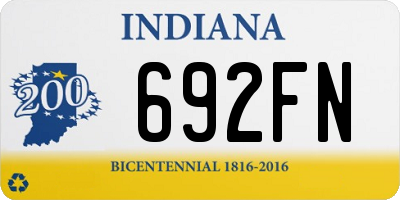 IN license plate 692FN