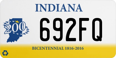 IN license plate 692FQ