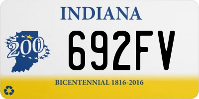 IN license plate 692FV