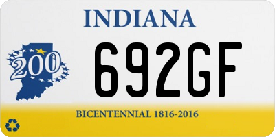 IN license plate 692GF