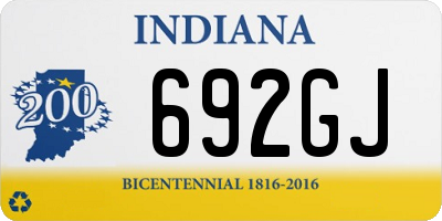 IN license plate 692GJ