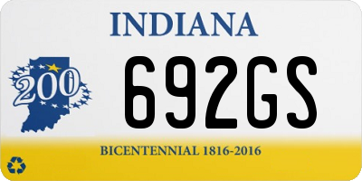 IN license plate 692GS