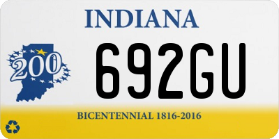 IN license plate 692GU