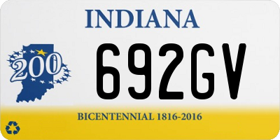 IN license plate 692GV