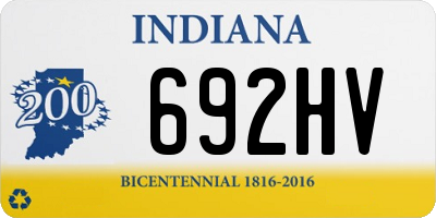 IN license plate 692HV