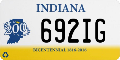 IN license plate 692IG