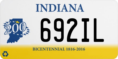 IN license plate 692IL