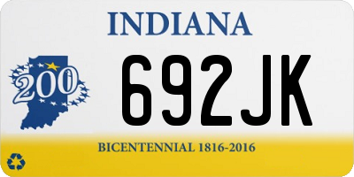 IN license plate 692JK