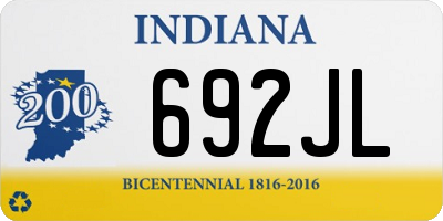 IN license plate 692JL