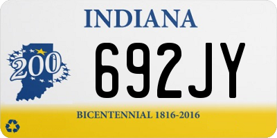 IN license plate 692JY