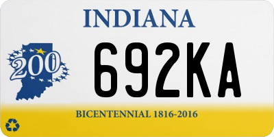 IN license plate 692KA
